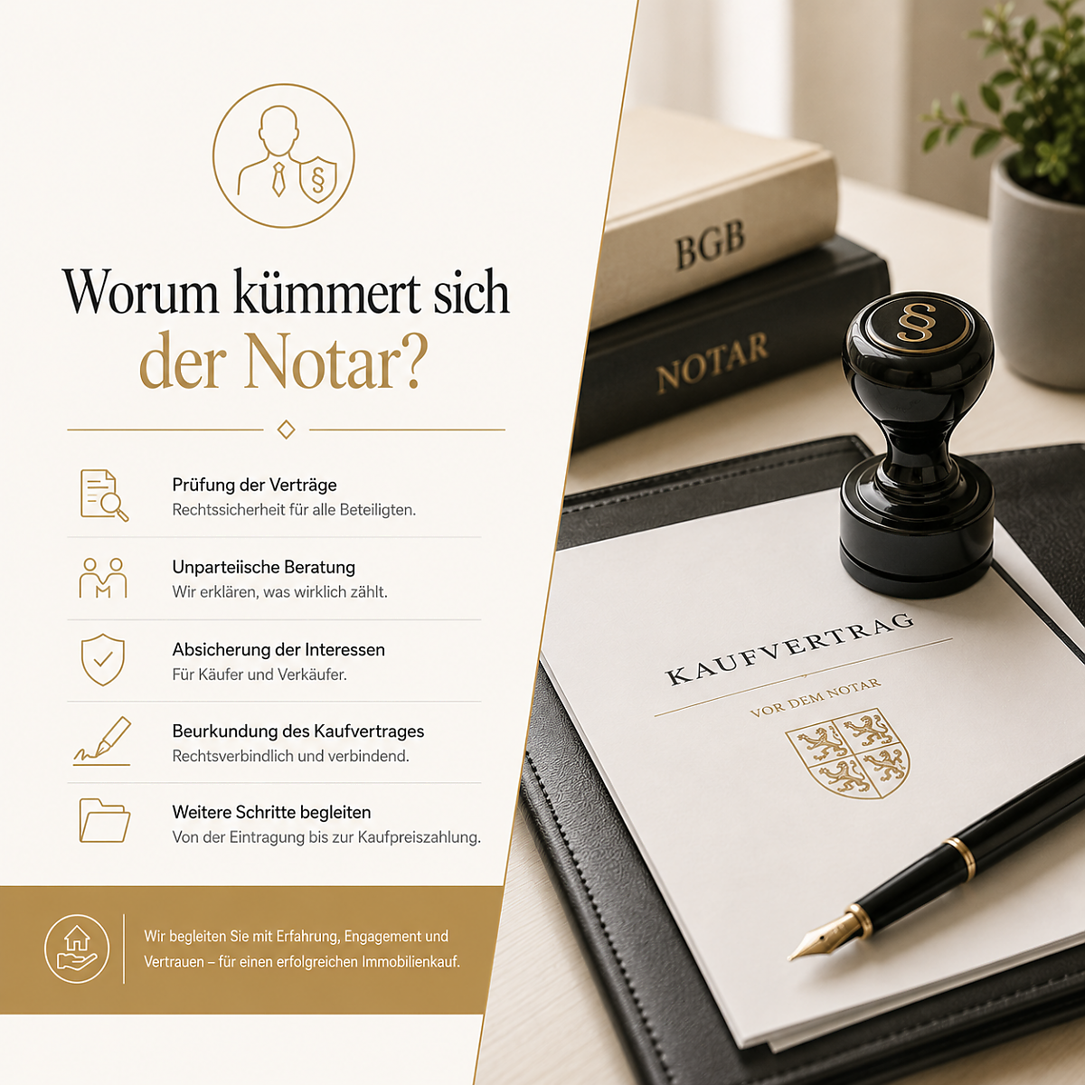 Foto Wer ein Haus kaufen möchte, kommt nicht drum herum, einen Notar zu beauftragen und zu bezahlen.