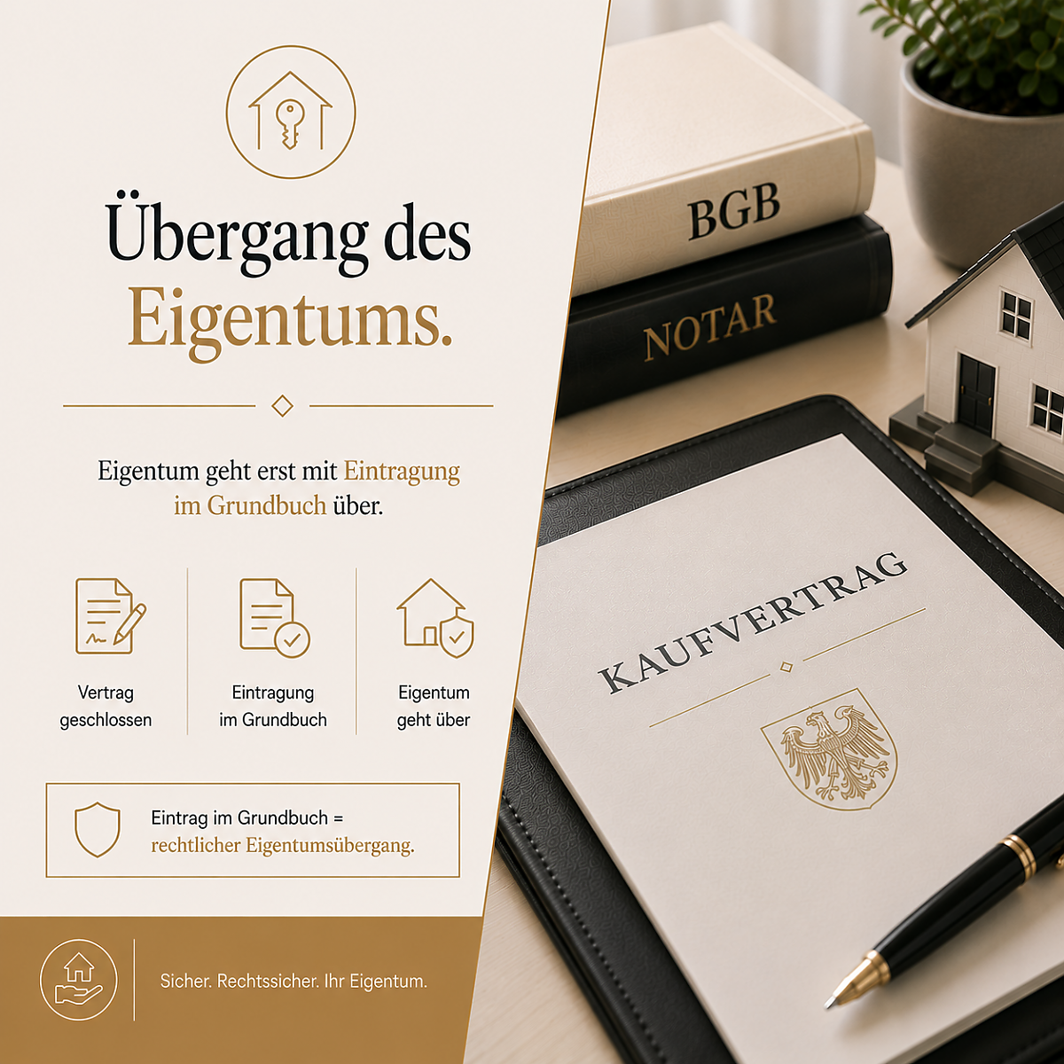 Foto Übergang des Eigentums