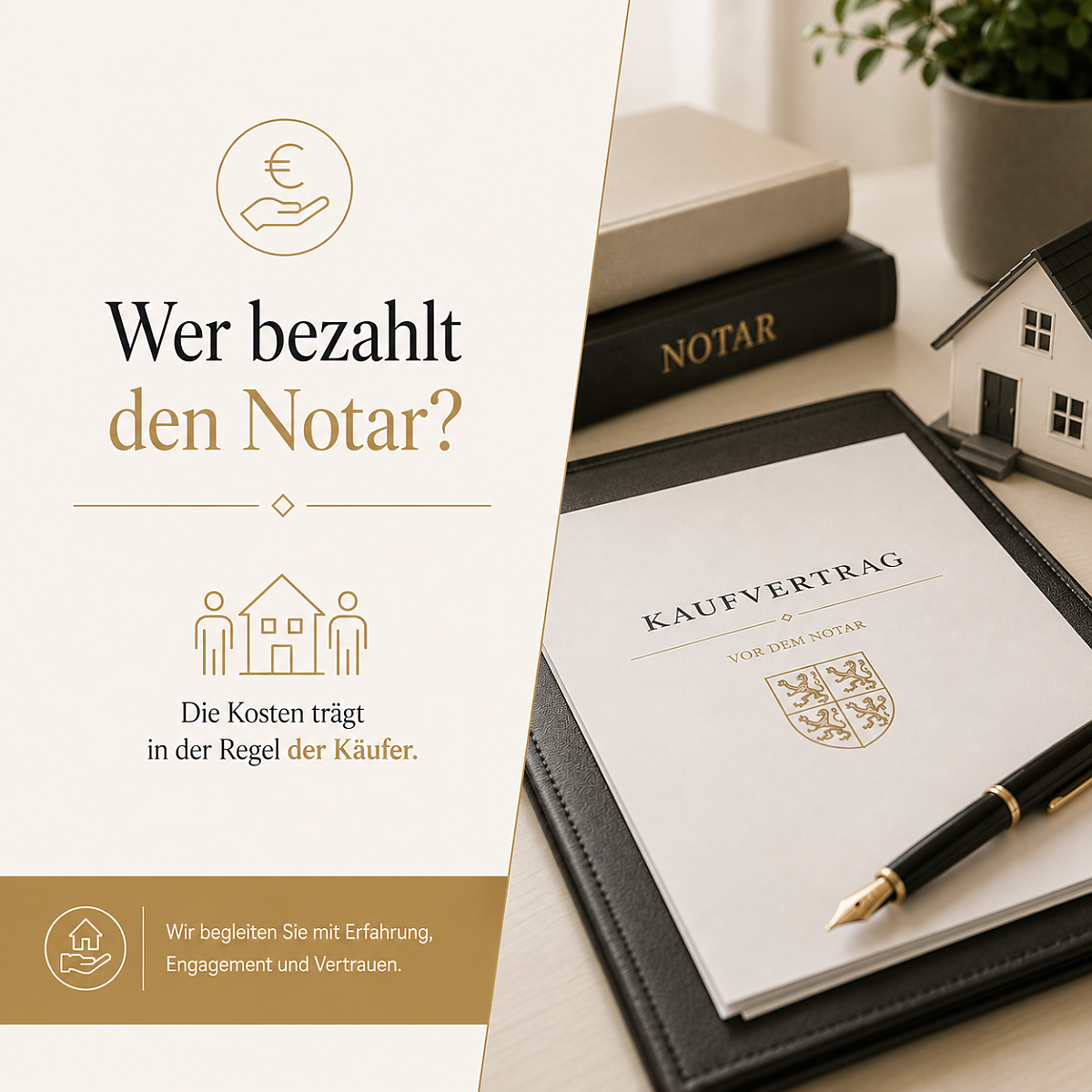 Foto Wer eine Immobilie verkauft, ben�tigt zwingend einen Notar, denn ausschlie�lich notariell beurkundete Kaufvertr�ge sind hier rechtskr�ftig.
