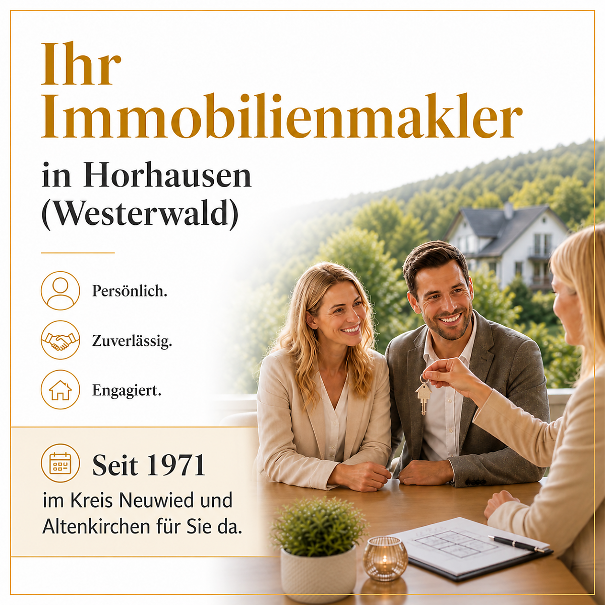 Immobilienmakler Horhausen erfolgreich