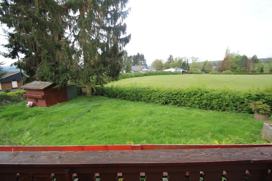 Blick von der Terrasse Einfamilienhaus Rott