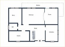 Erdgeschoss-Schematische Darstellung - diese Skizze dient ausschlie�lich der Darstellung der R�ume. Sie sind f�r planerische Zwecke nicht vorgesehen. Es wird keine Gew�hr f�r die Fl�chen und Abmessungen �bernommen. Haus verkaufen Raubach! Platzwunder mit tollem Grundst�ck in 1a Lage sucht neue Eigent�mer!