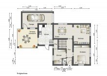 Schematische Darstellung - diese Skizze dient ausschlie�lich der Darstellung der R�ume. Sie sind f�r planerische Zwecke nicht vorgesehen. Es wird keine Gew�hr f�r die Fl�chen und Abmessungen �bernommen. VERKAUFT! Haus verkaufen Flammersfeld! Gro�z�giges, teilmodernisiertes