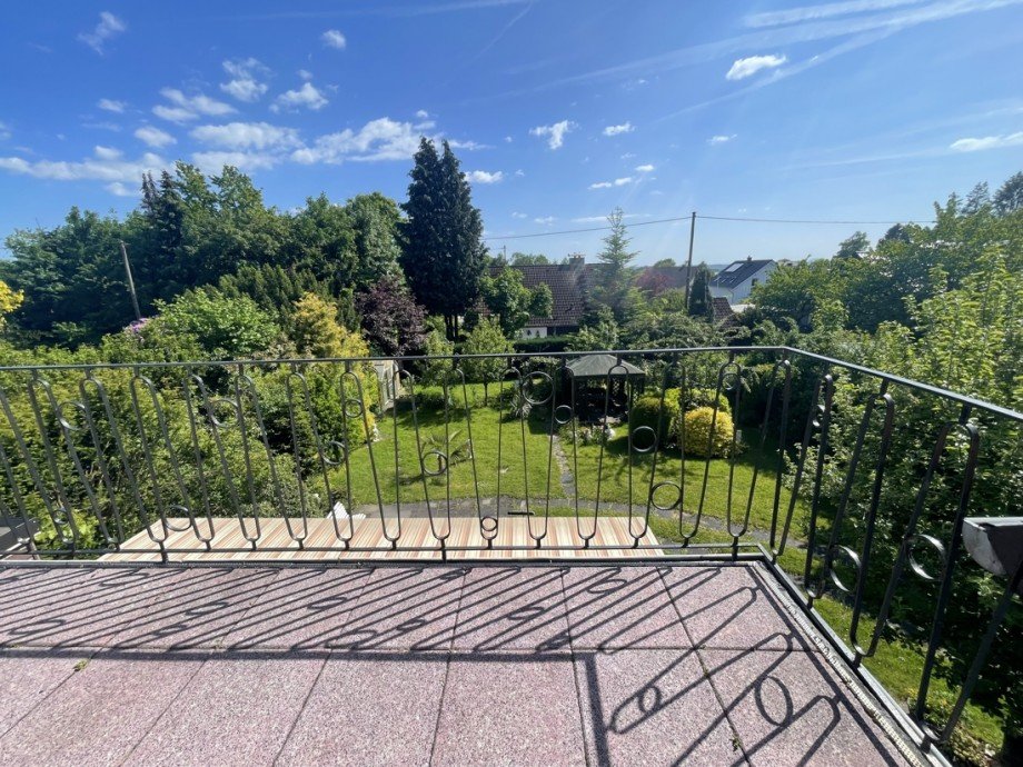 Ausblick von der Terrasse Einfamilienhaus Rengsdorf
