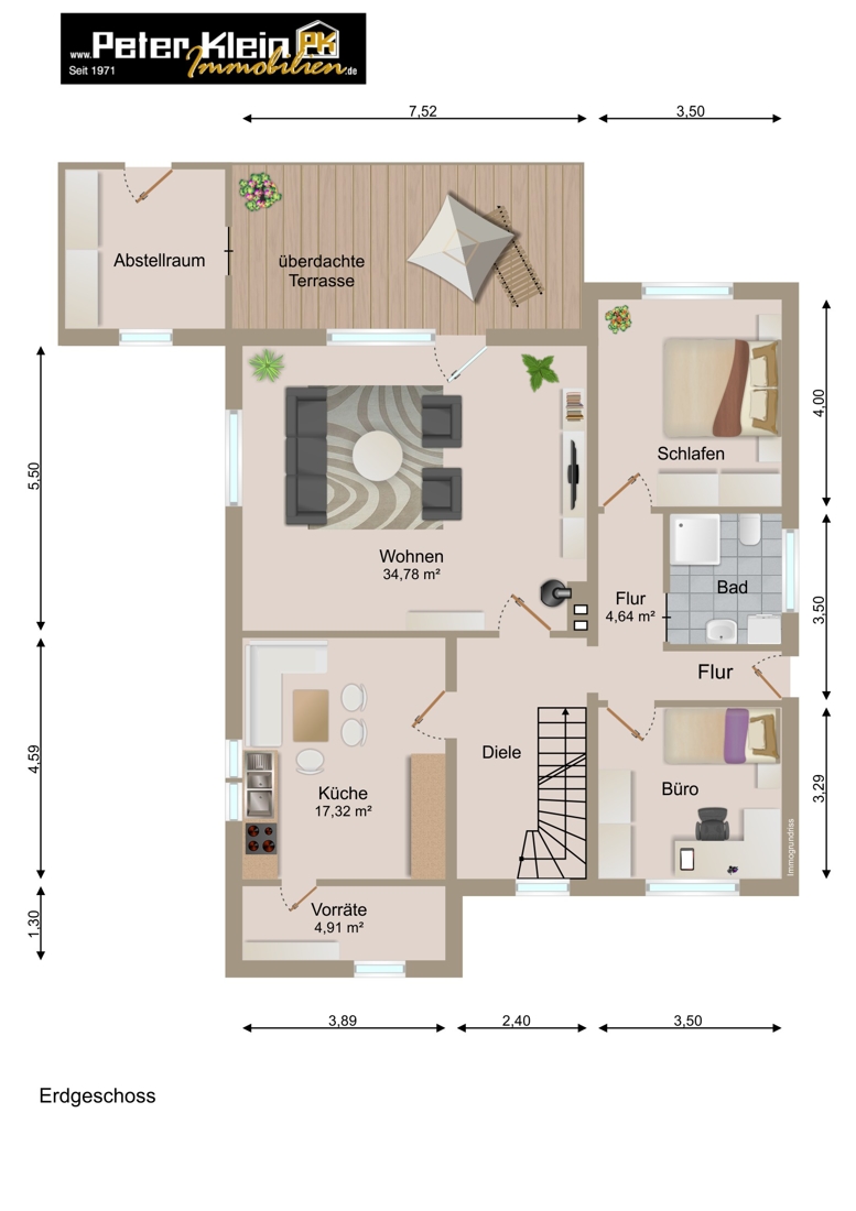 Schematische Darstellung - diese Skizze dient ausschlie�lich der Darstellung der R�ume. Sie sind f�r planerische Zwecke nicht vorgesehen. Es wird keine Gew�hr f�r die Fl�chen und Abmessungen �bernommen.-AO-A_b15e71f2-5310-4fef-aba7-cdf4a7a9b68d_1900_2300_jpg.jpg Einfamilienhaus Oberirsen