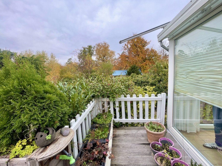Balkon Seitenansicht Bungalow D�ttesfeld