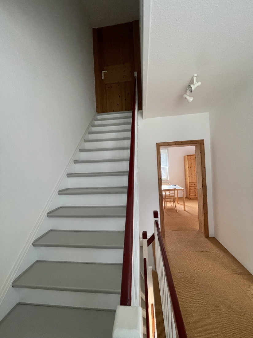 Treppe zum Studio/Speicher Einfamilienhaus Oberraden / Niederraden