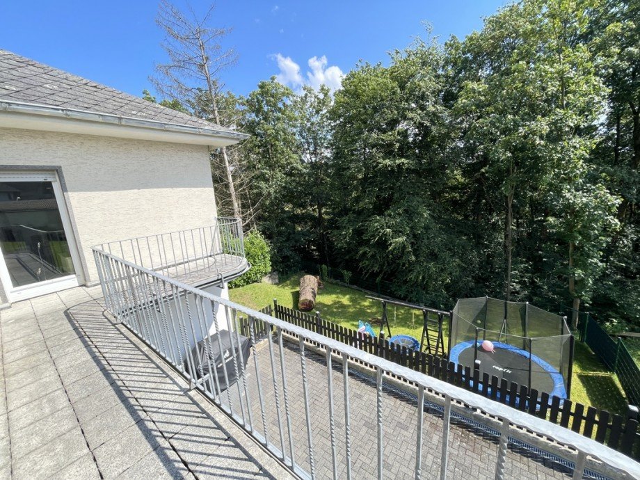 Blick Balkon Wohnzimmer Einfamilienhaus Puderbach / Bauscheid