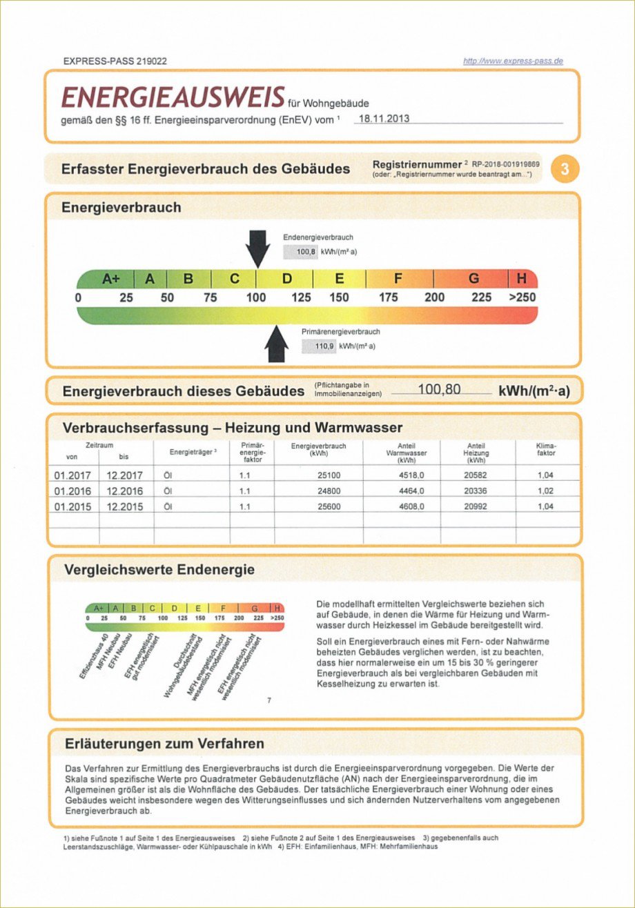 Energieausweis Einfamilienhaus Raubach